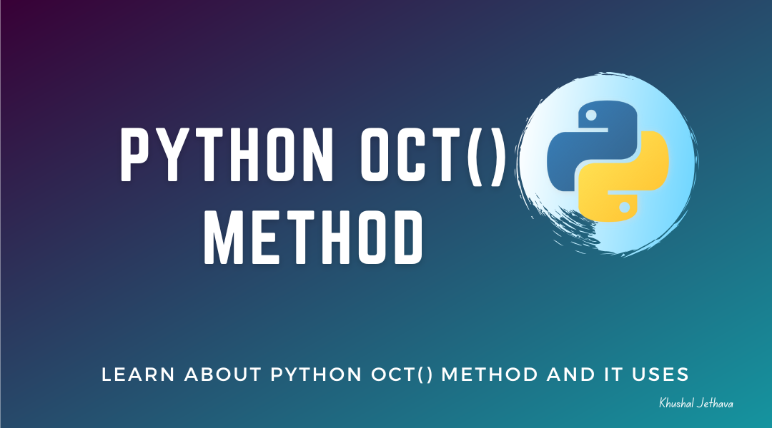 Python oct() Method